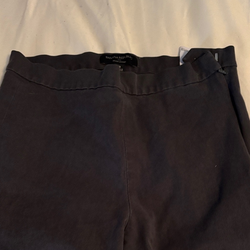 Banana Republic Dark Gray Dress Pants Women's Size 8 Work Trousers